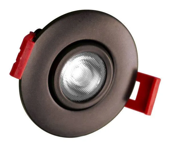 2-inch LED Gimbal Recessed Downlight in Oil-Rubbed Bronze, 2700K