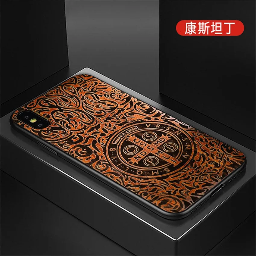 2019 New For iPhone 11 Case Slim Wood Back Cover TPU Bumper Case For iPhone 11 Pro iPhone 11 Pro Max Phone Cases