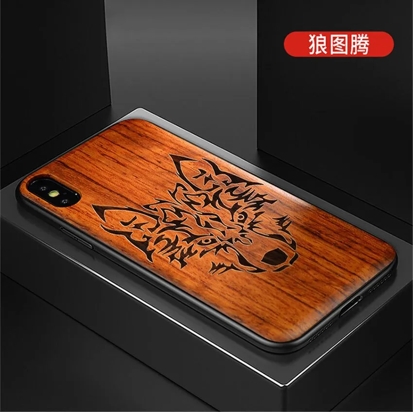 2019 New For iPhone 11 Case Slim Wood Back Cover TPU Bumper Case For iPhone 11 Pro iPhone 11 Pro Max Phone Cases