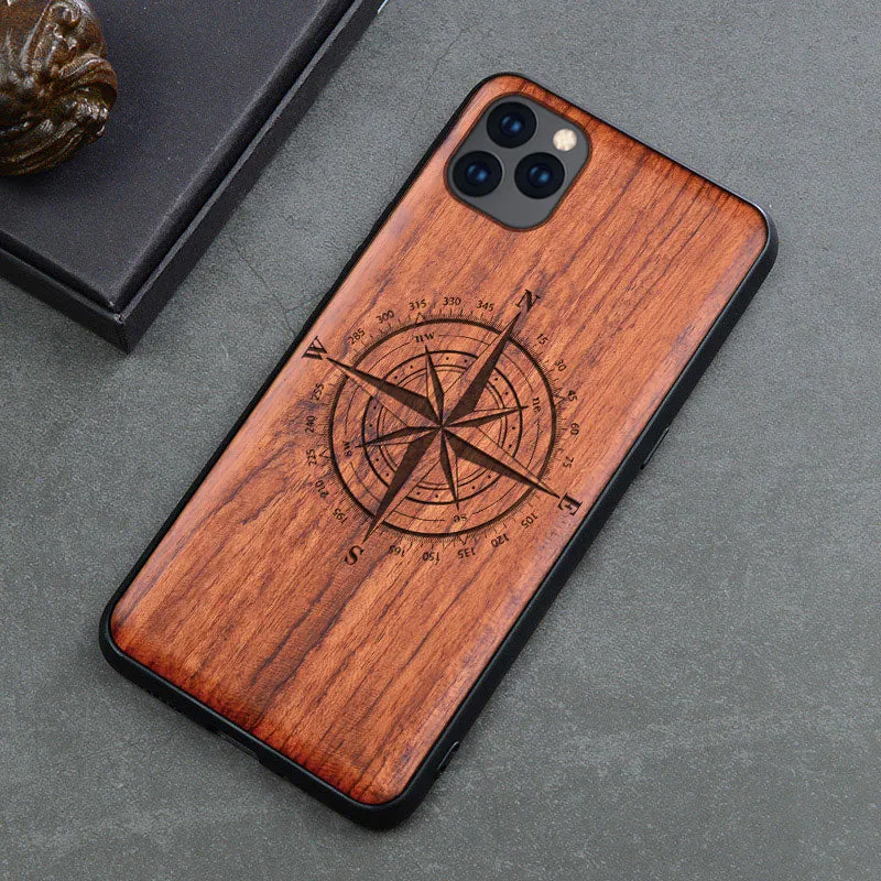 2019 New For iPhone 11 Case Slim Wood Back Cover TPU Bumper Case For iPhone 11 Pro iPhone 11 Pro Max Phone Cases