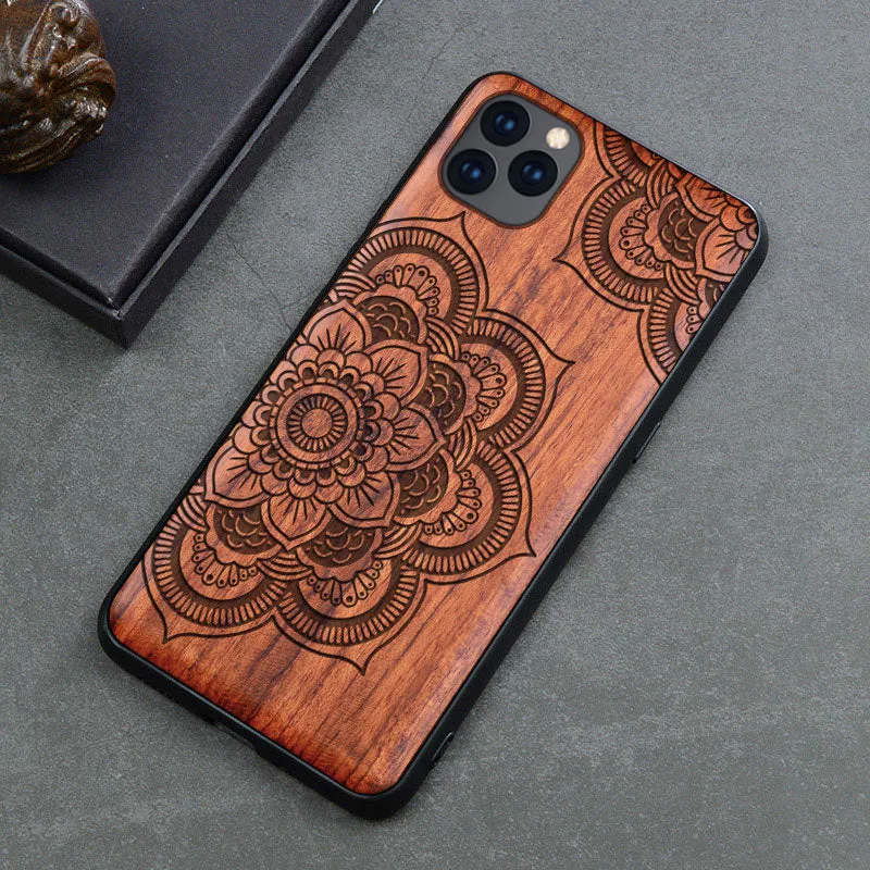 2019 New For iPhone 11 Case Slim Wood Back Cover TPU Bumper Case For iPhone 11 Pro iPhone 11 Pro Max Phone Cases