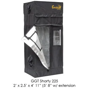 2'x2.5' Gorilla Grow Tent SHORTY w/ 9" Extension K