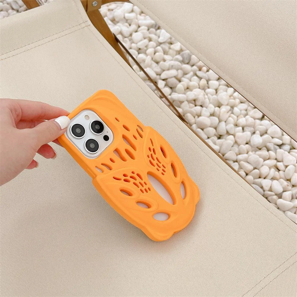 3D Hollow Silicone iPhone Case