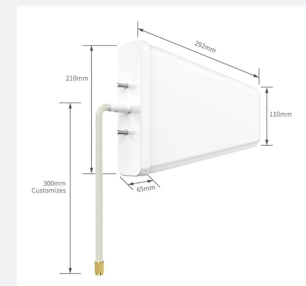 3G 4G LTE Wall Mount Signal Booster Antenna Fixed Outdoor Booster