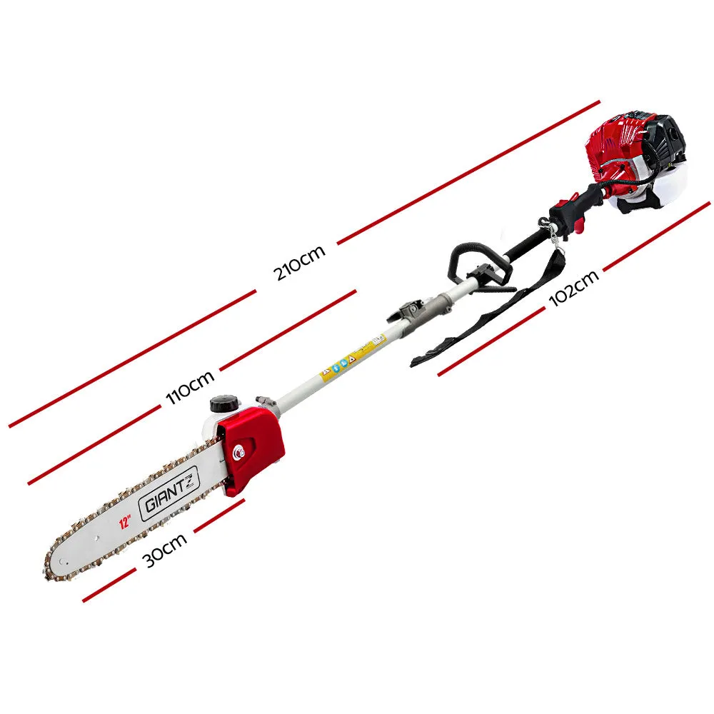 65CC 4.3m Long Reach Pole Chainsaw Auto Lubricator Giantz