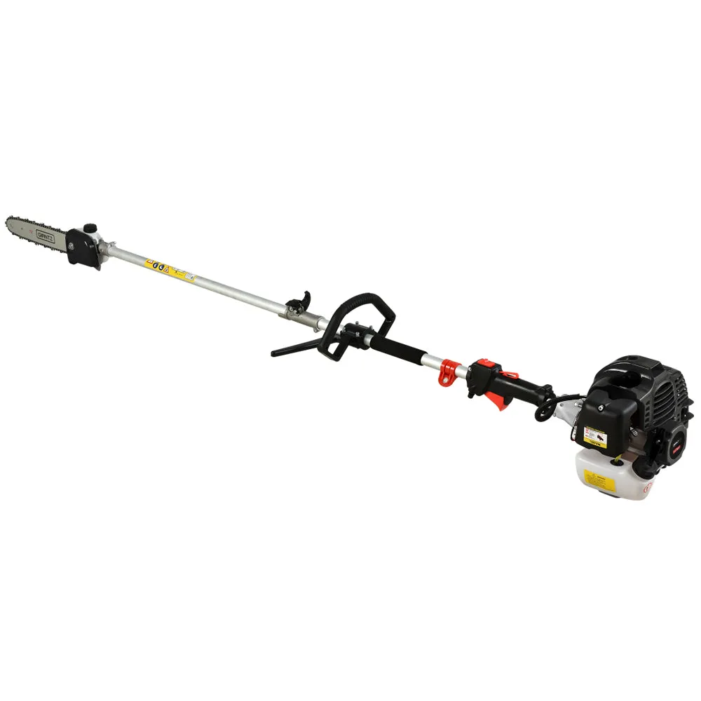 65cc Petrol Pole Chainsaw Hedge Trimmer Set - Giantz