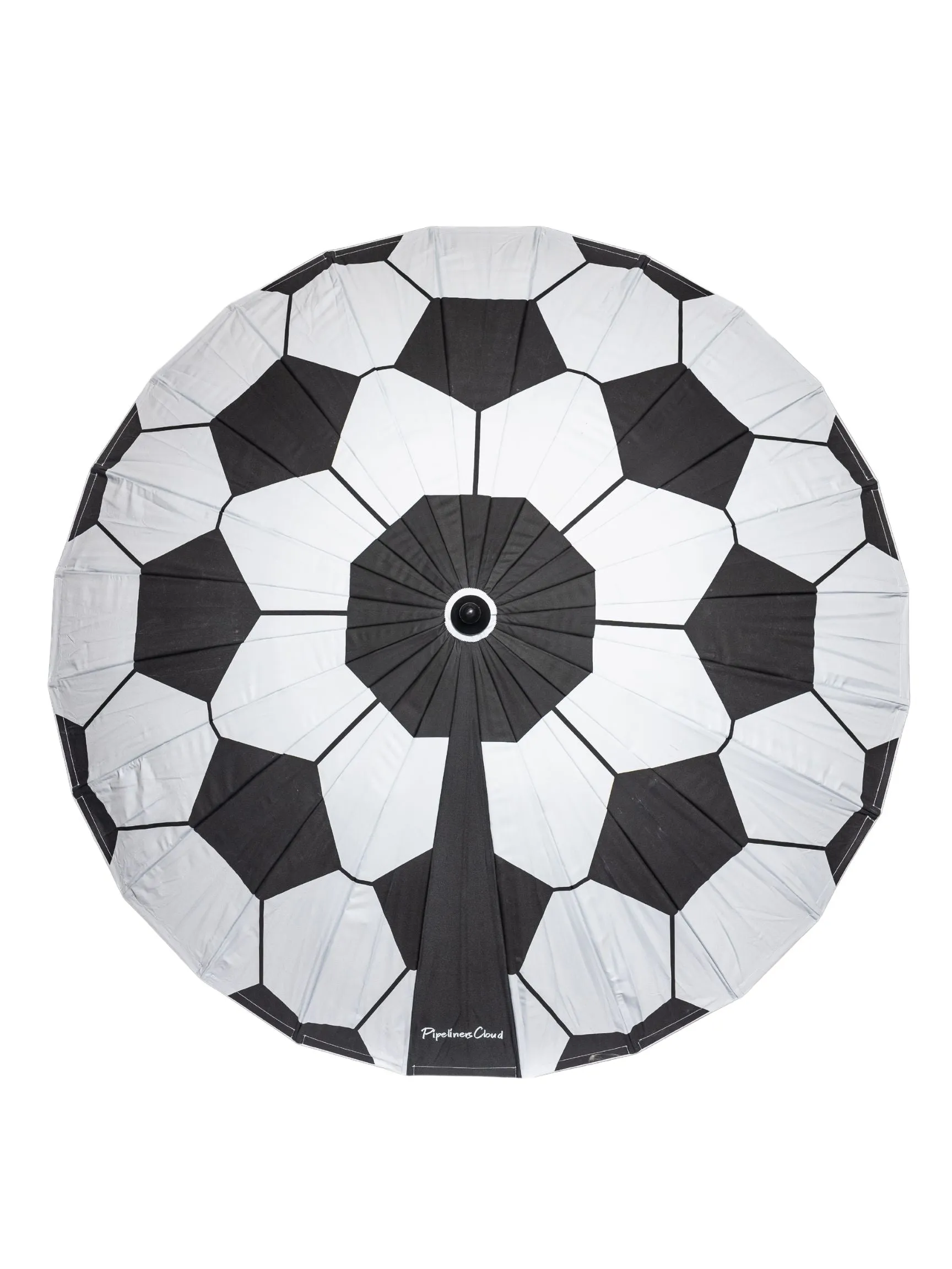 8'Soccer Ball Pipeliners Cloud Umbrella