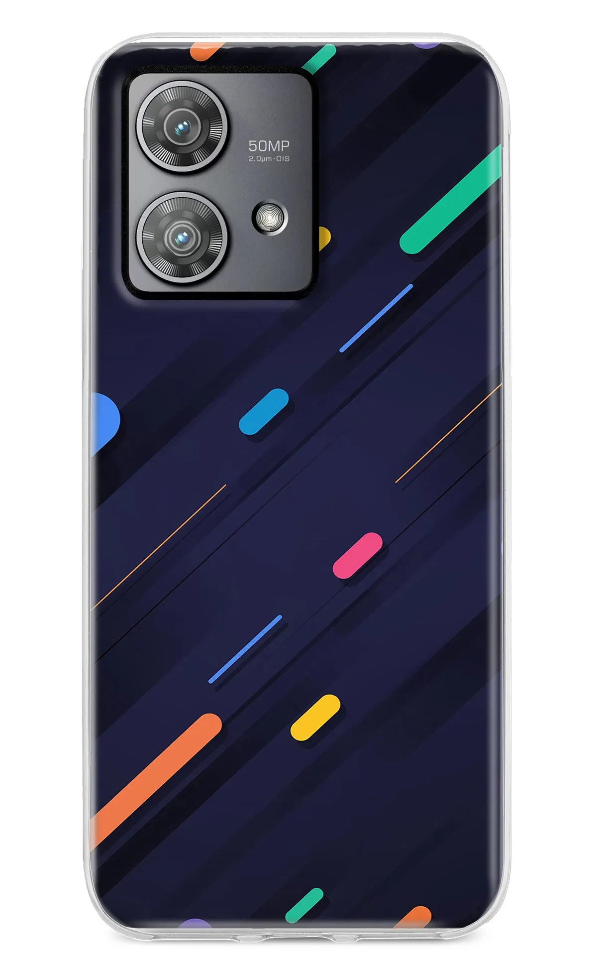 Abstract Design Moto Edge 40 Neo Back Cover