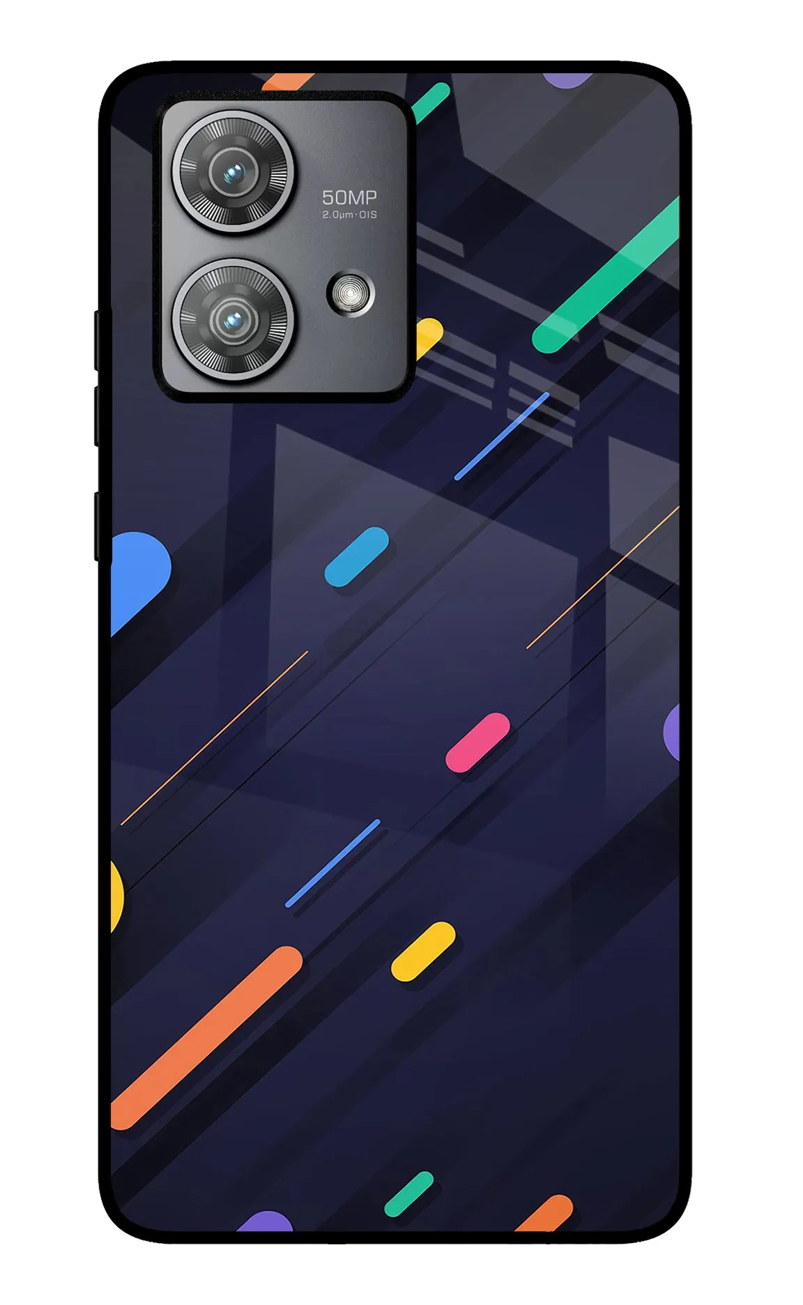 Abstract Design Moto Edge 40 Neo Back Cover