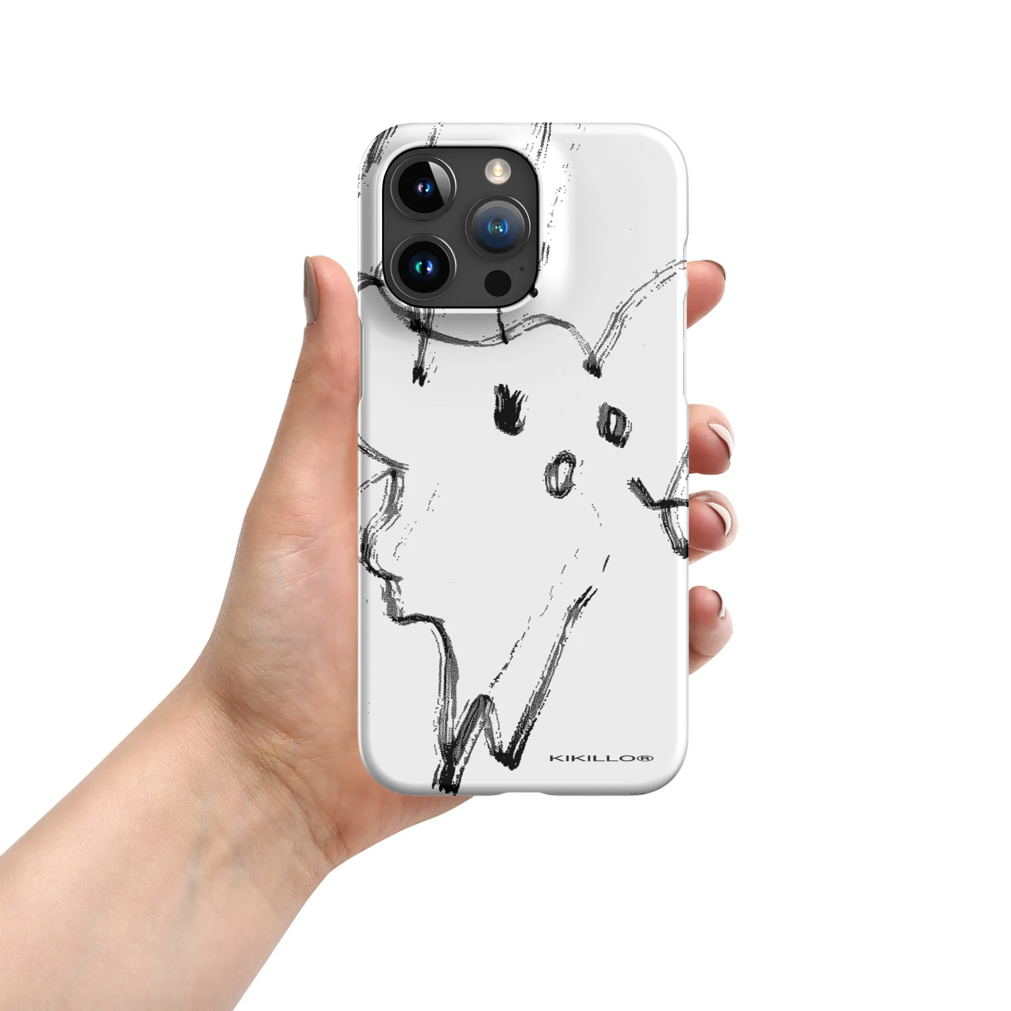 Abstract Lil Ghost® iPhone® snap case