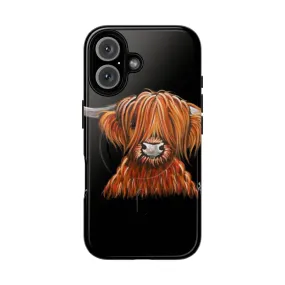 Adorable Scottish Highland Cow Magnetic Tough Phone Case