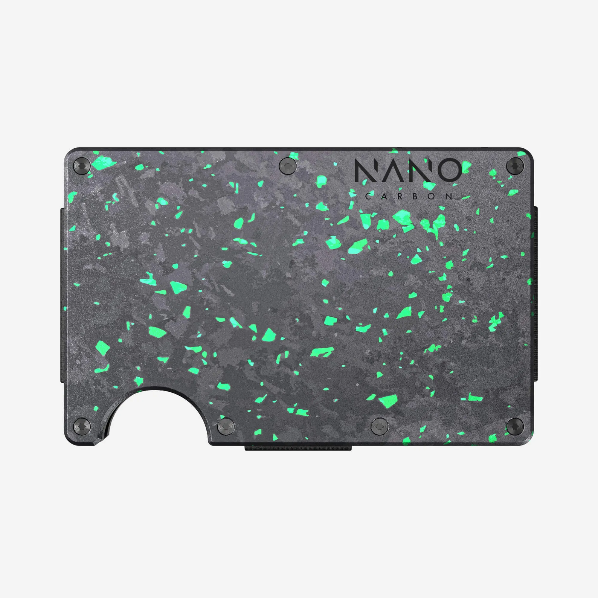 AirTag Money Clip Wallet (Nero/Verde)