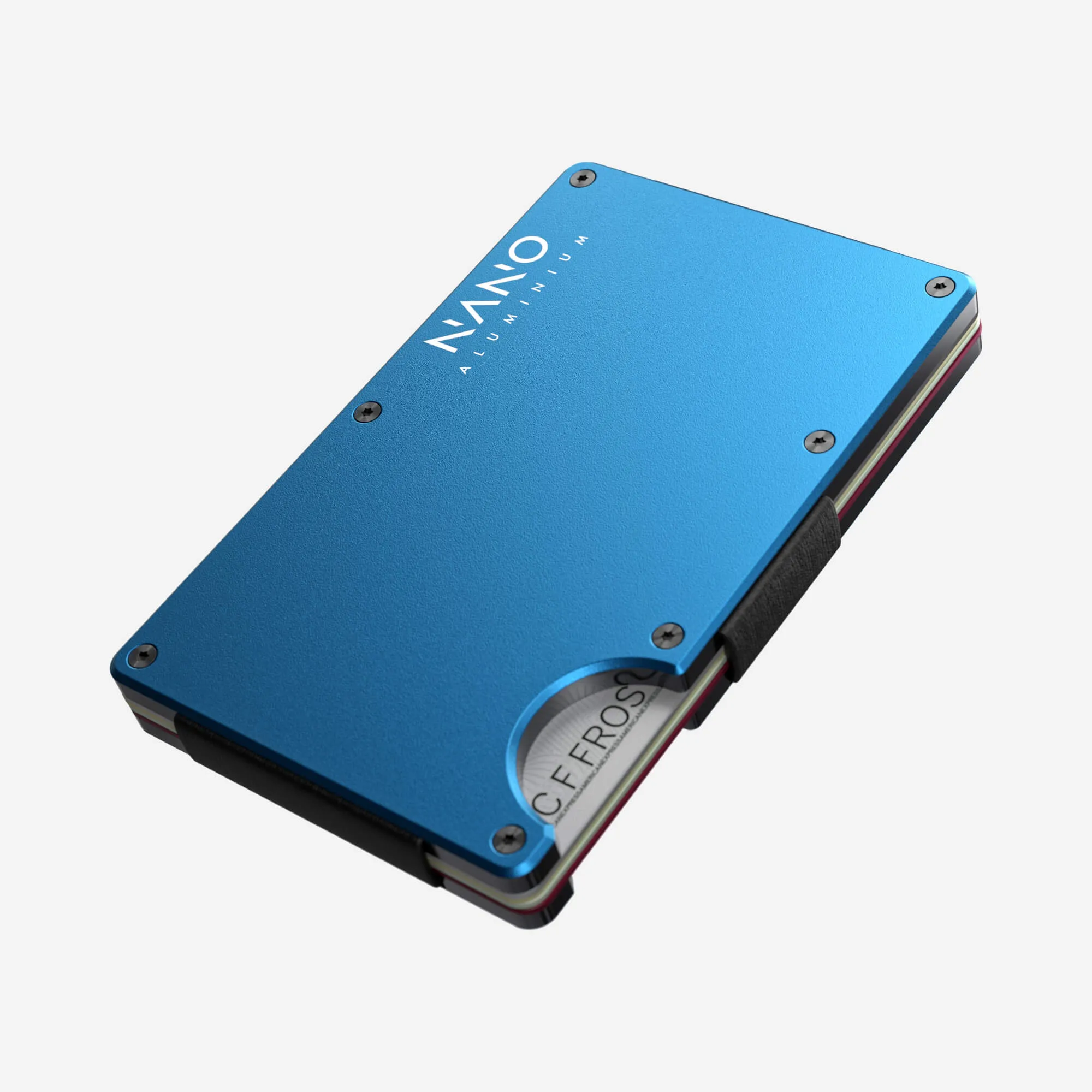 AirTag Money Clip Wallet (Velocity Blue)