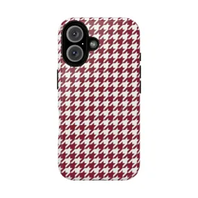 Alabama Crimson Tide Houndstooth Magnetic Tough Phone Case