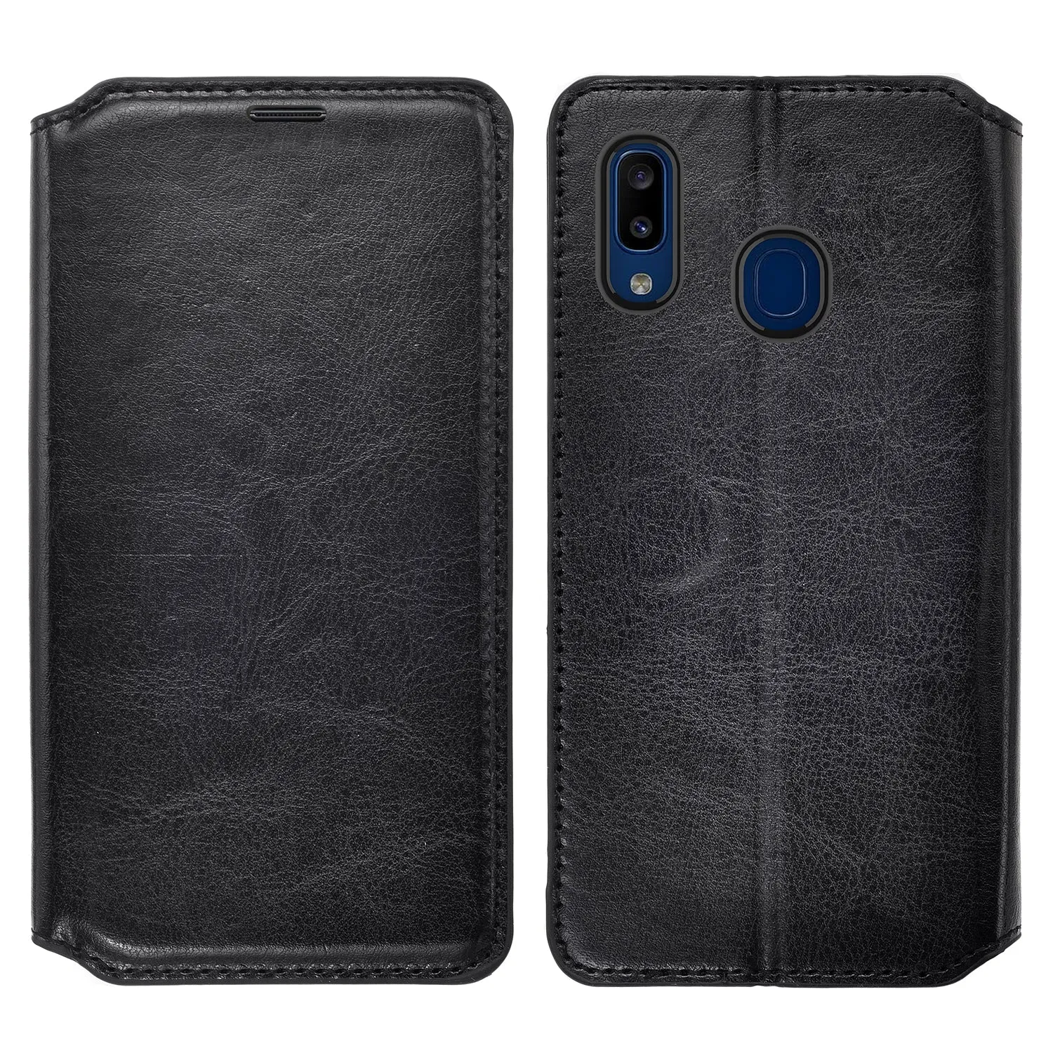 Alcatel 3V (2019) Case, 3V (2019) Wallet Case, Pu Leather Wallet Case [Kickstand] with ID & Credit Card Slots for 3V (2019)  - Black