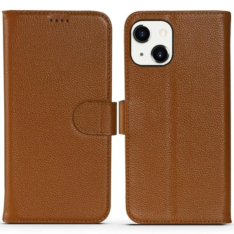 Apple iPhone 11 Pro Genuine Leather Flip Folio Book Wallet Case