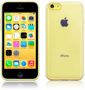 Apple iPhone 5C Frosted Bumper Case - Yellow