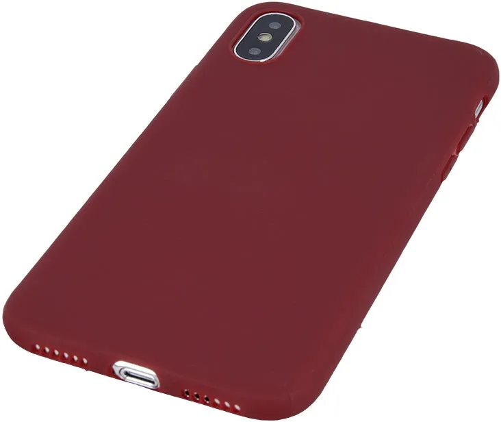 Apple iPhone 7 Gel Cover - Burgundy