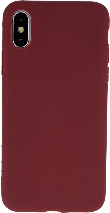 Apple iPhone 8 Gel Cover - Burgundy