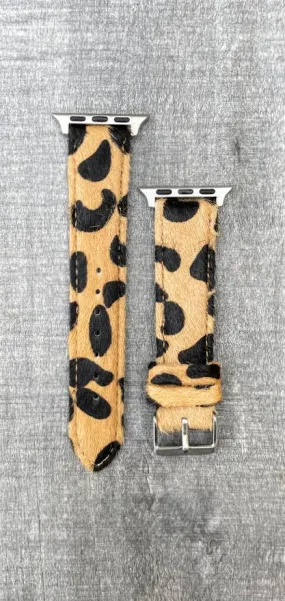 Apple Watch 15386 Hair-On Animal Print Watch Band