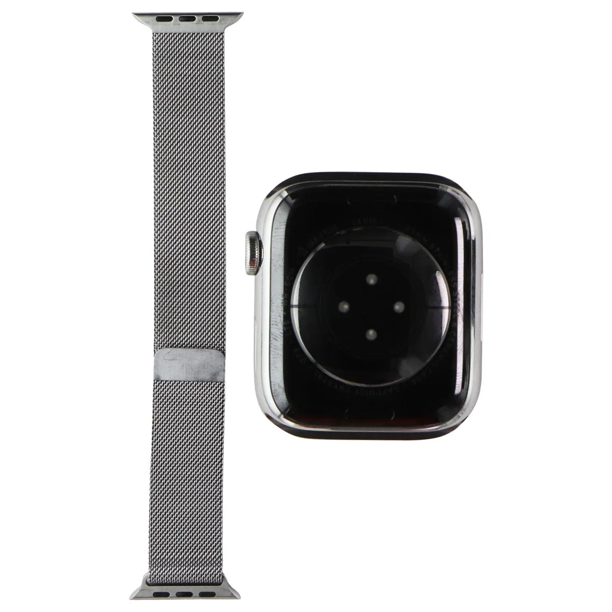 Apple Watch Series 7 (GPS   LTE) A2477 (45mm) Silver SS/Silver Milanese Loop