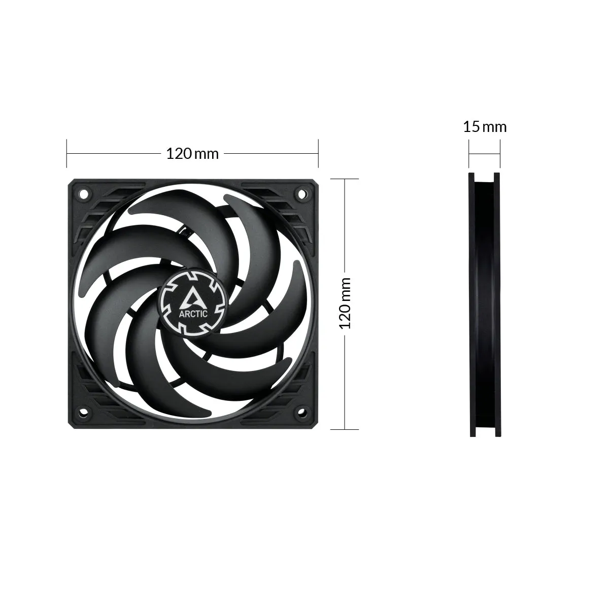 Arctic P12 Slim Pwm Pst - Case Fan