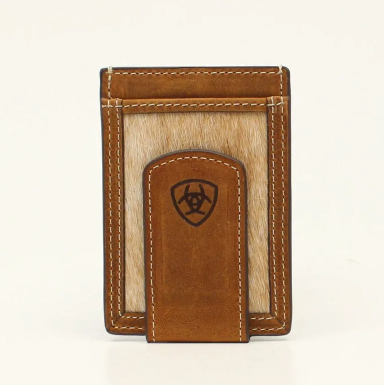 Ariat A3543944 Calf Hair Money Clip Wallet