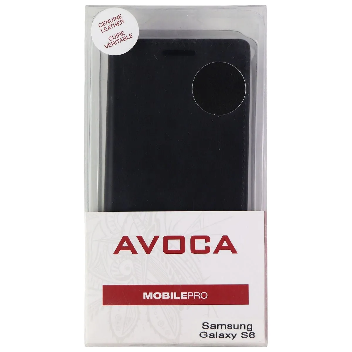 Avoca MobilePro Folio Wallet Case for Samsung Galaxy S6 - Black