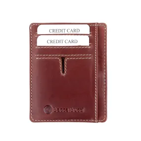 Bacca Bucci Genuine Leather Unisex Credit-Card Holder Wallet