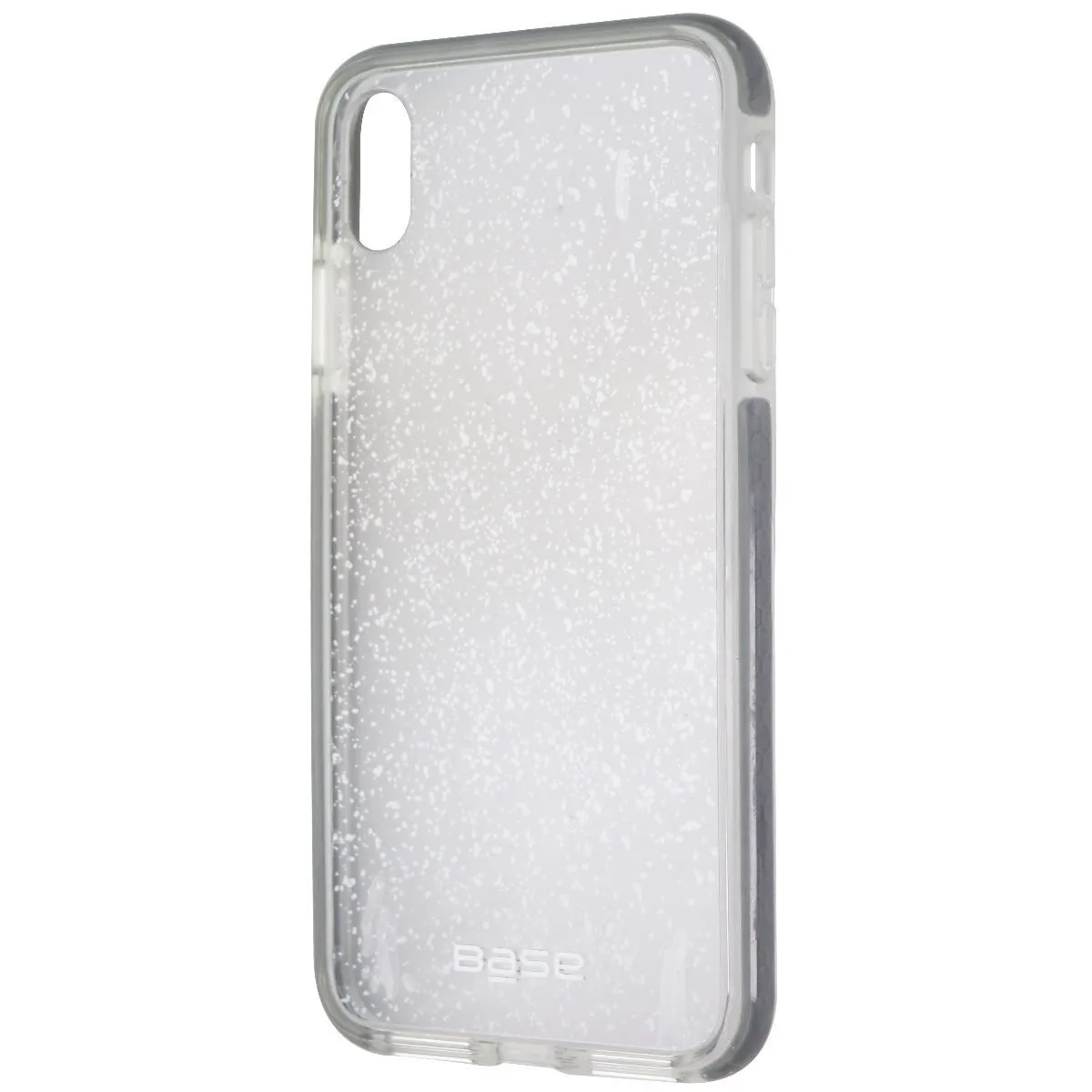 Base Border Line Series Case for Apple iPhone Xs Max - Clear/Gray Specks