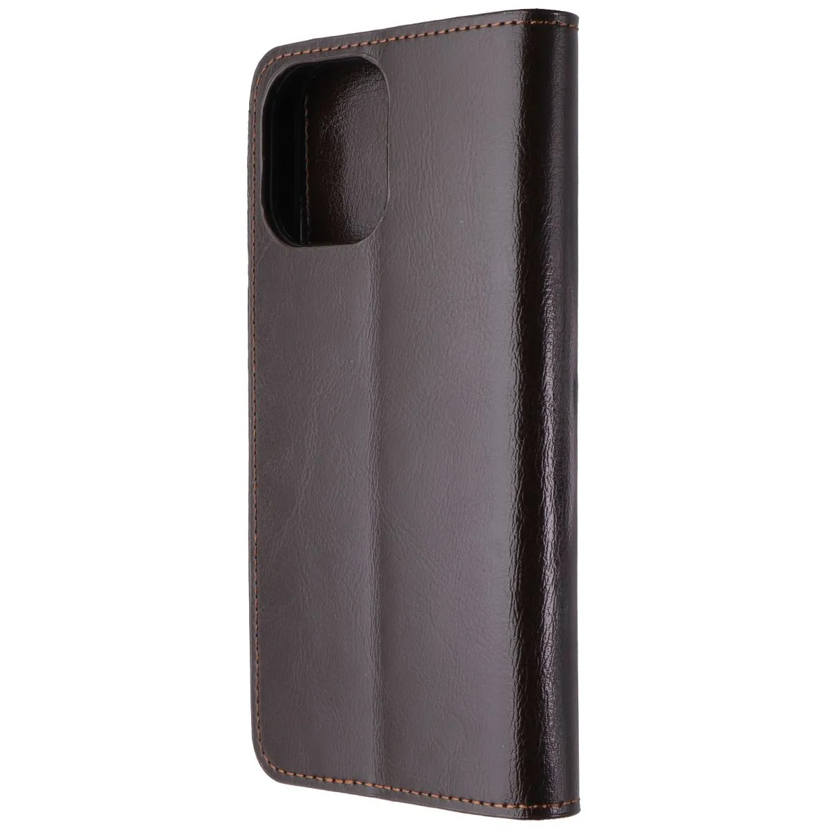 Belemay Genuine Leather Folio Case for Apple iPhone 13 Pro Max - Brown