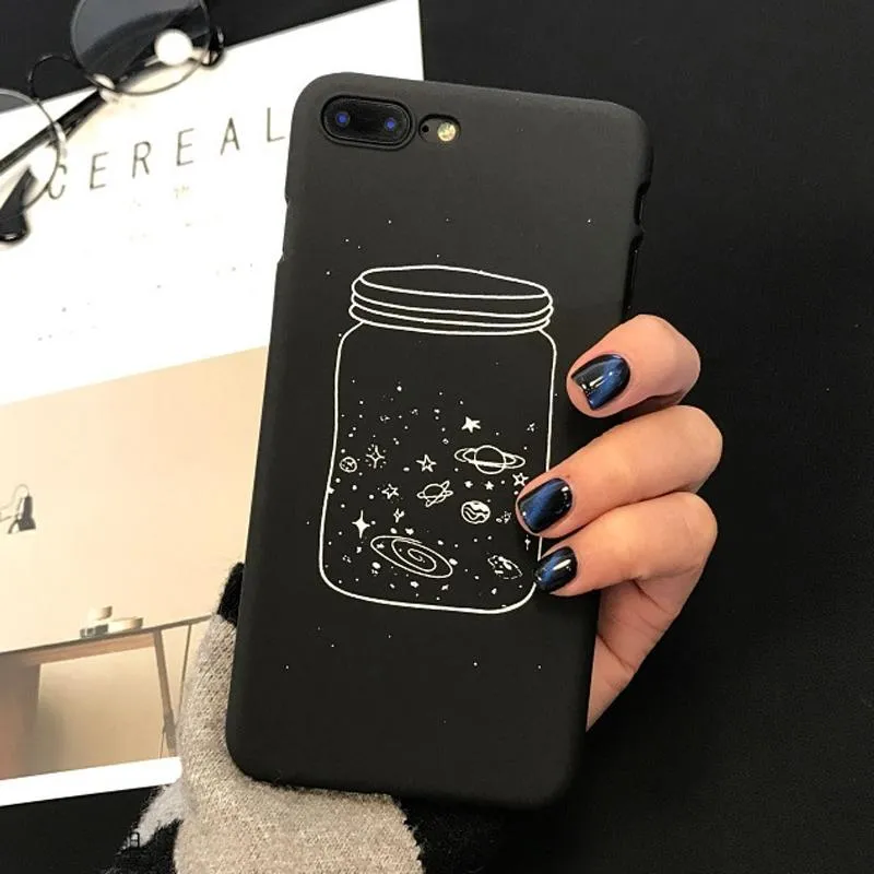 Black Space Phone Cases