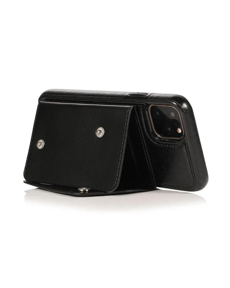 Black Vegan Leather | Wallet Case