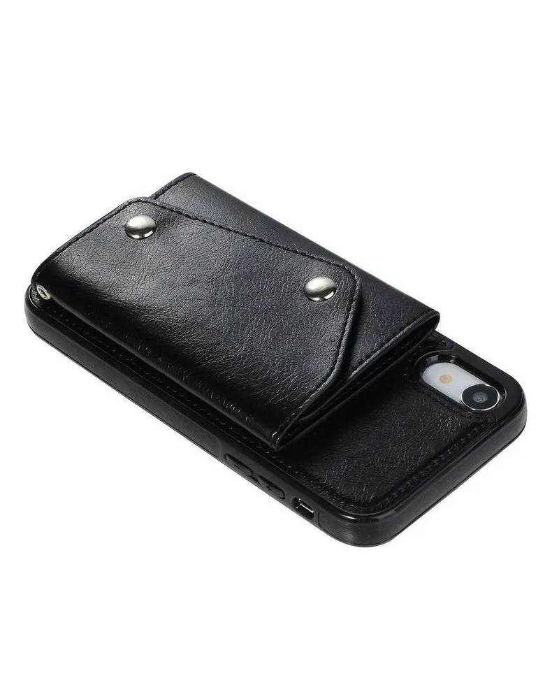 Black Vegan Leather | Wallet Case