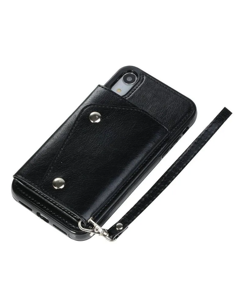 Black Vegan Leather | Wallet Case