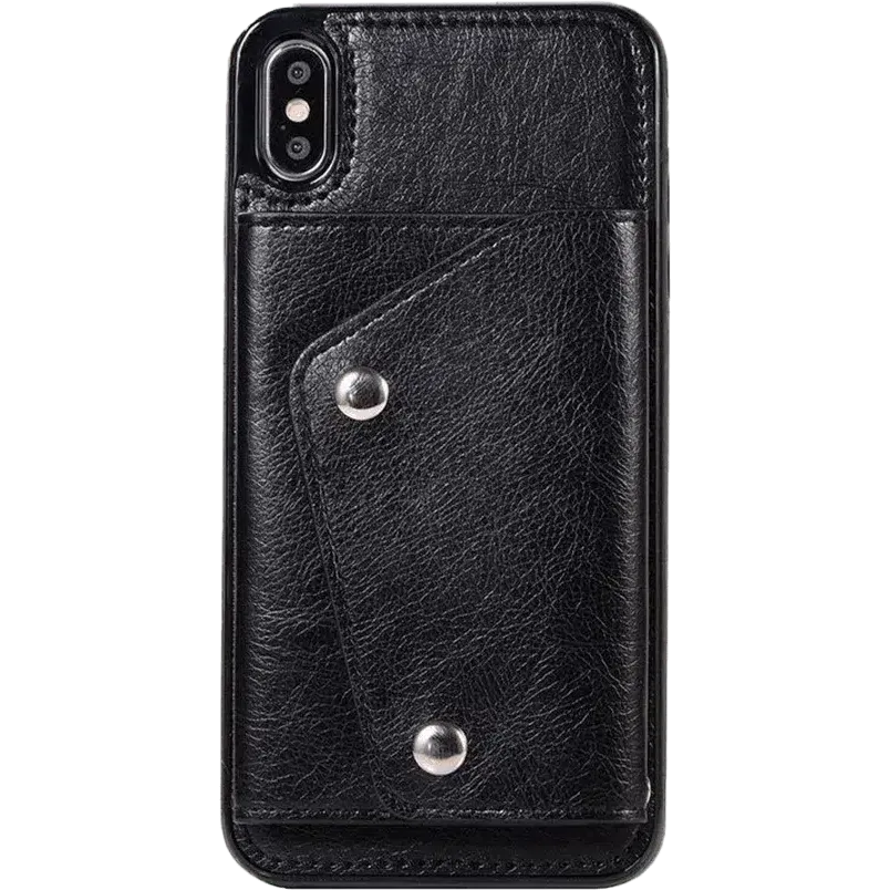 Black Vegan Leather | Wallet Case