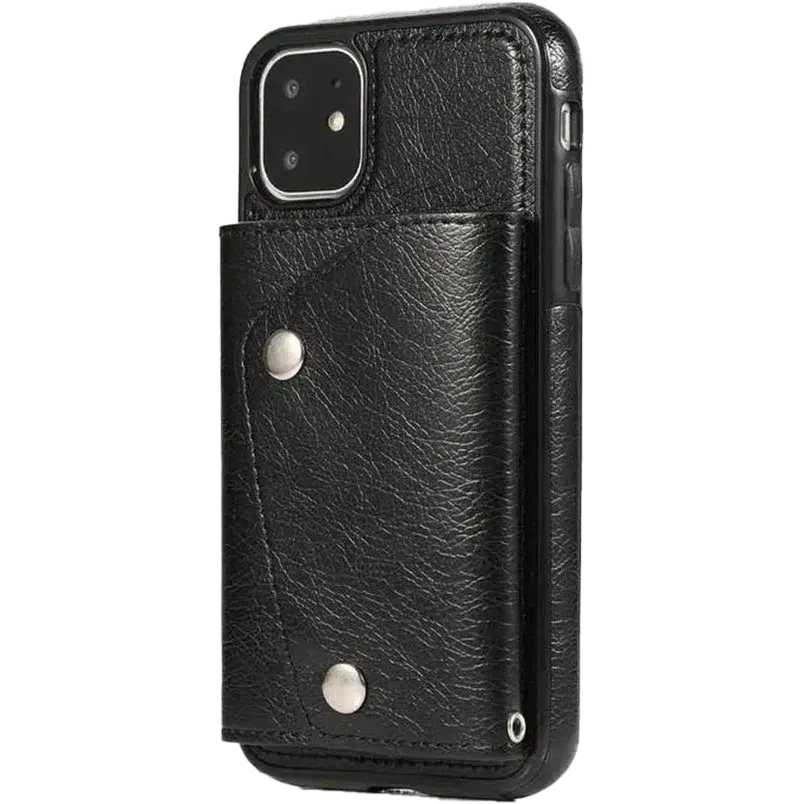 Black Vegan Leather | Wallet Case