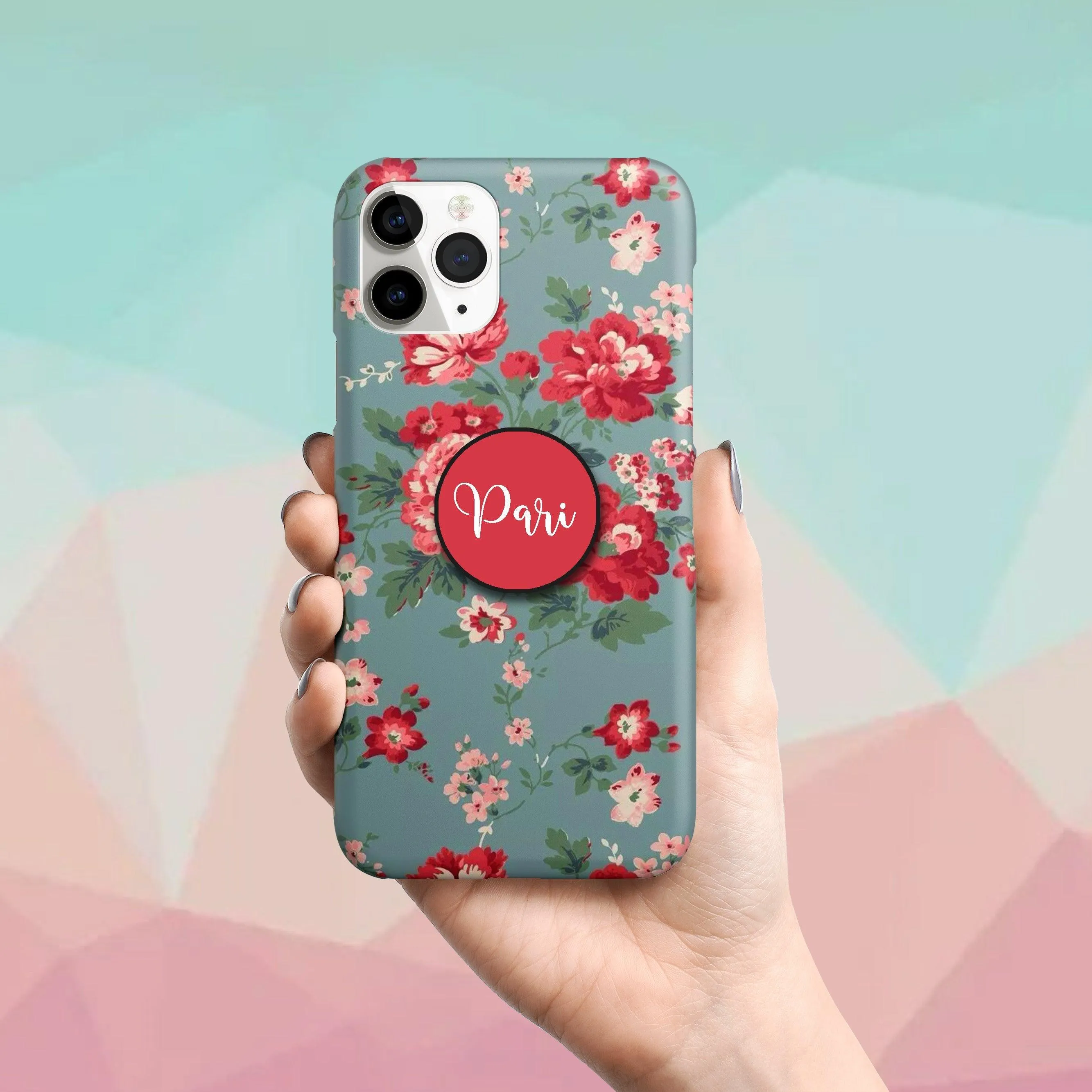 Blossom Floral Print Slim Matte Phone Case Cover