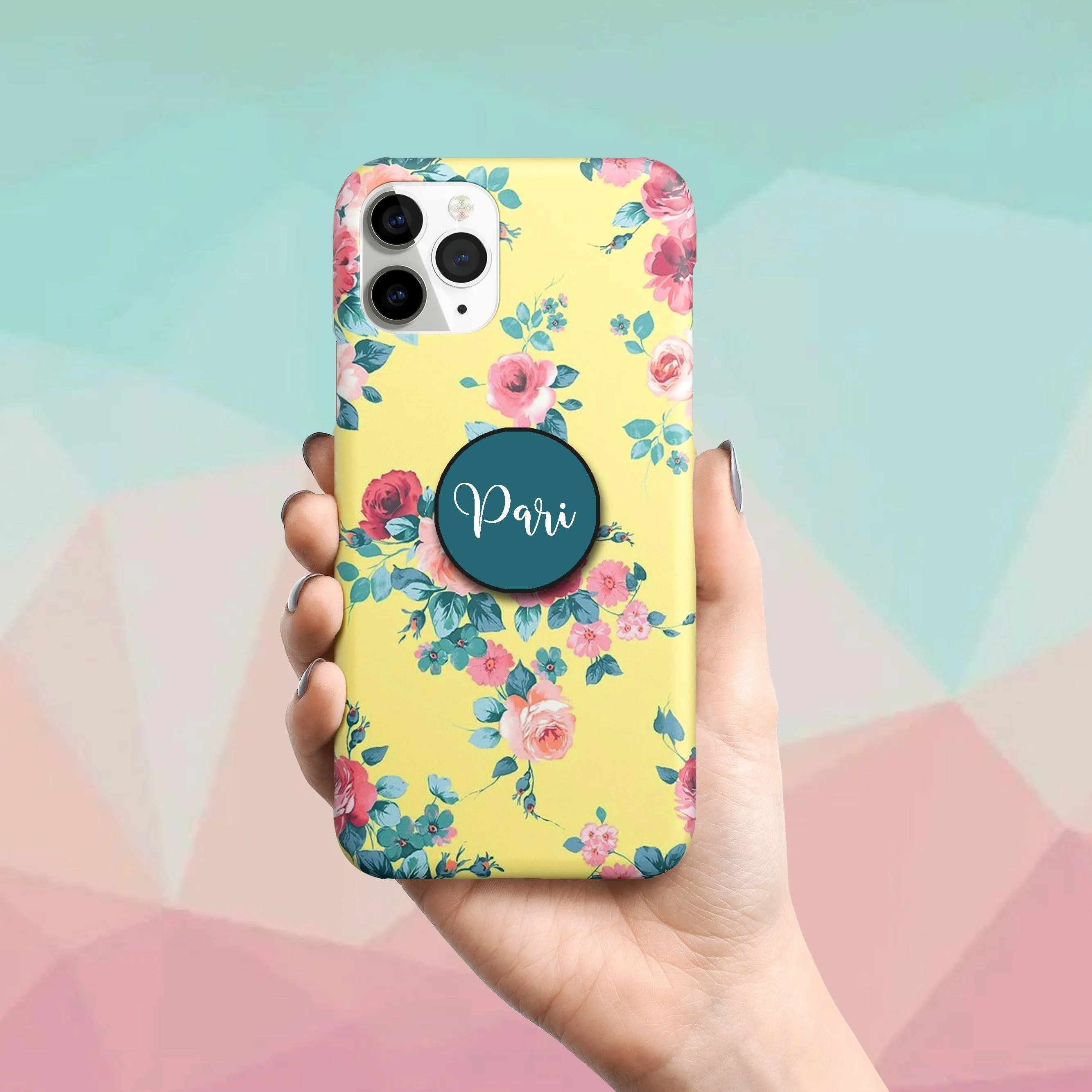 Blossom Floral Print Slim Matte Phone Case Cover