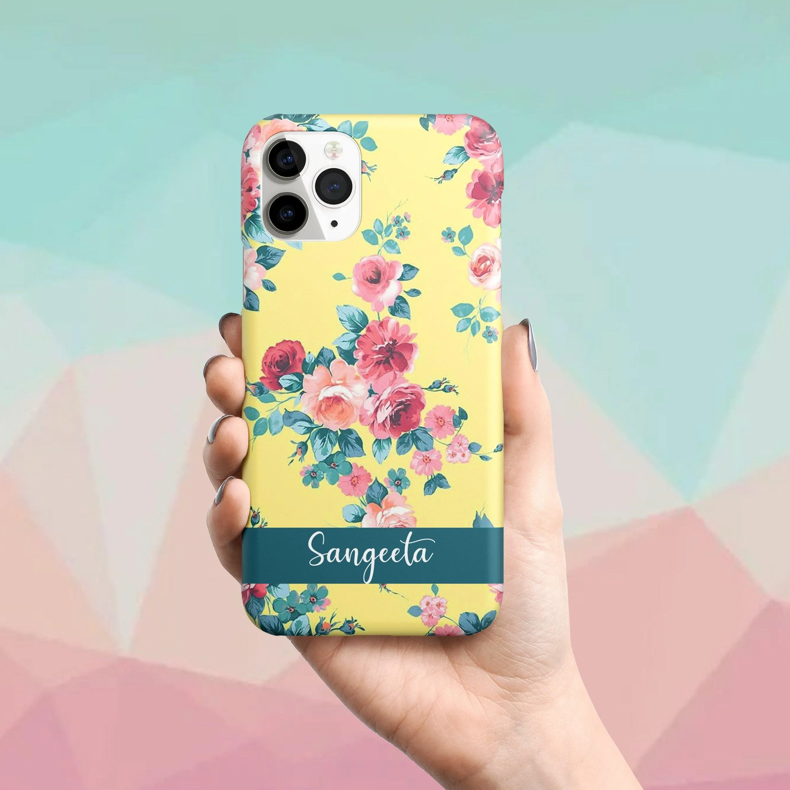 Blossom Floral Print Slim Matte Phone Case Cover