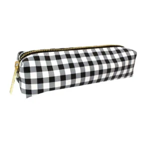 Buffalo Check Black Slim Pencil Case