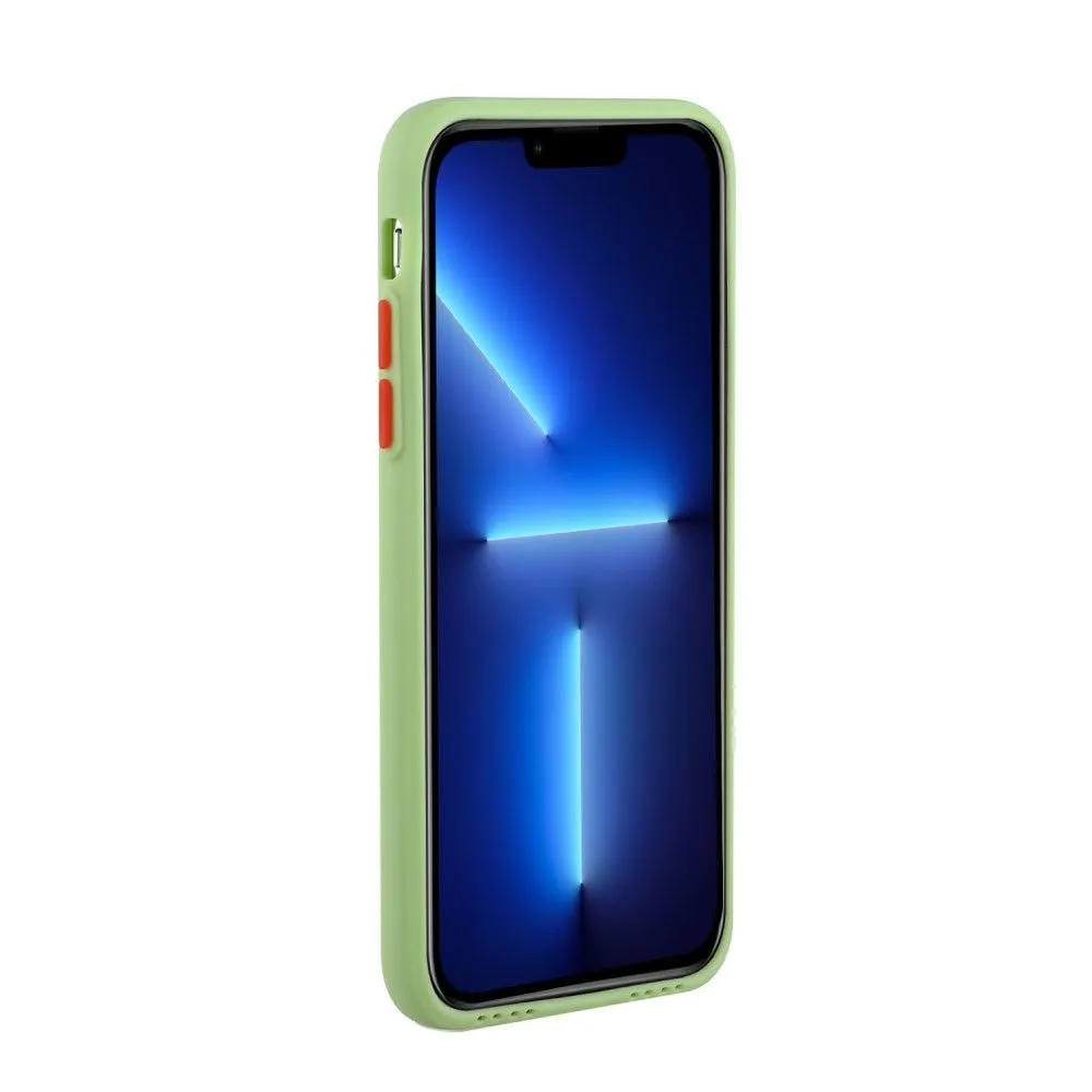 Card holder cover for iPhone 13 Pro - Light Green