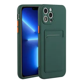 Card holder cover for iPhone 13 Pro Max - Green