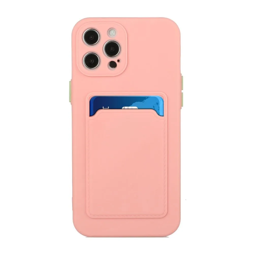 Card holder cover for iPhone 13 Pro Max - Pink