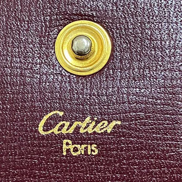 Cartier Must Bordeaux Coin Case Wallet