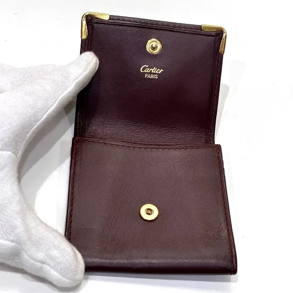 Cartier Must Line Bordeaux Coin Case