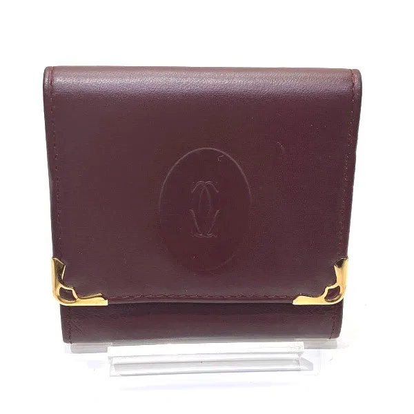 Cartier Must Line Bordeaux Coin Case