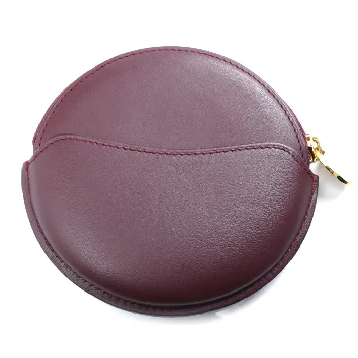 Cartier Must Round Coin Case Bordeaux