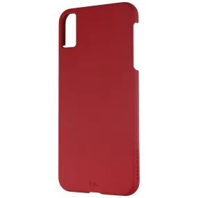 Case-Mate Barely There Series Slim Case for Apple iPhone XS Max - Cardinal Red