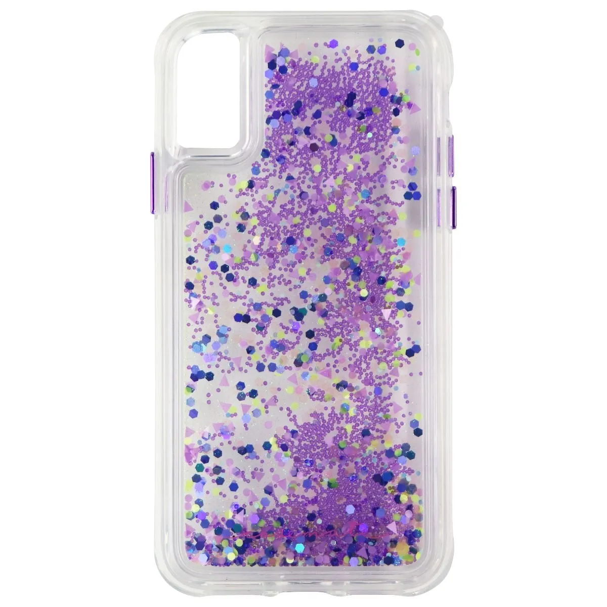 Case-Mate Glow Waterfall Case for Apple iPhone XS / X - Purple Glow